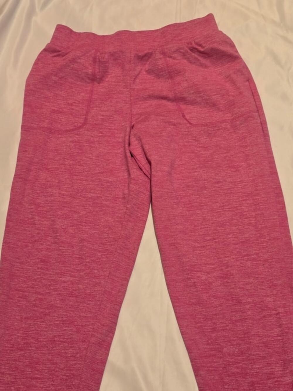 Girls Athletic Works Marled Raspberry Performance Tee XL